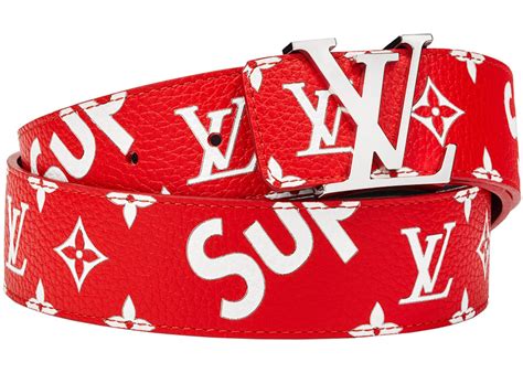 louis vuitton x supreme ua 38 belt price|supreme initiales belt 40mm.